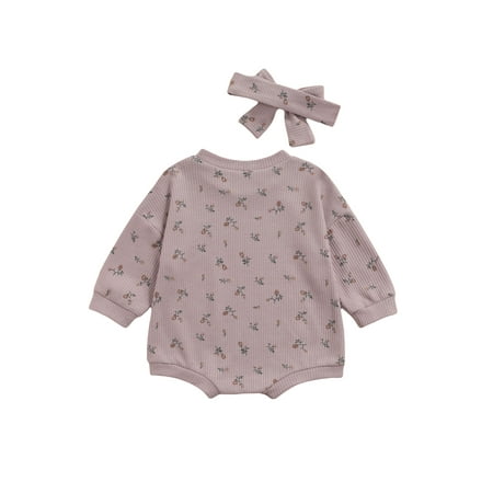 

Farrubbyine8 Infant Baby Boys Girls Clothes Woolen Knitted Rompers Jumpsuit