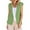 01 Green, variant on YueHuiYing Women's Style Three-Quarter Sleeve Solid Color Lapel Button-Up Lightweight Casual Blazer Jacket