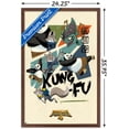 thumbnail image 3 of Kung Fu Panda 4 - Kung-Fu Wall Poster, 22.375" x 34" Framed, 3 of 5