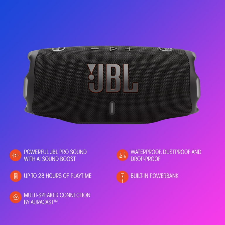 JBL charge6 パープル 「美品」 JBL Charge 6 - Portable waterproof & drop-proof Bluetooth
