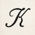 thumbnail image 3 of DALIX Personalized Shopping Tote Bag Monogram Striped Banana Ballent Zippered Letter- K, 3 of 8