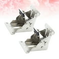 thumbnail image 1 of NIYANGLE 2pcs Folding Table Hardware High Grade Material Silver Home Users, 1 of 7