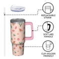 thumbnail image 3 of 30oz Xmas Tumbler with Lid and Straw, Stainless Steel Cup with Handle Snowman Travel Coffee Mug, Christmas Gifts, 3 of 5
