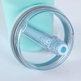 thumbnail image 2 of 2 PCS 40 oz Replaceble Tumbler Flip Straw Lid for Stanley Quencher, Straw Lid Replacement Fit for HydroJug Traveler, Reusable Tumbler Cover, Spill Proof Splash Resistant Tumbler Lids (A), 2 of 7