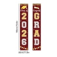 thumbnail image 3 of Ohufall 71x12in 2Pack 2026 Graduation Party Supplies Hanging Porch Signs Door Decor For Graduates, 3 of 6