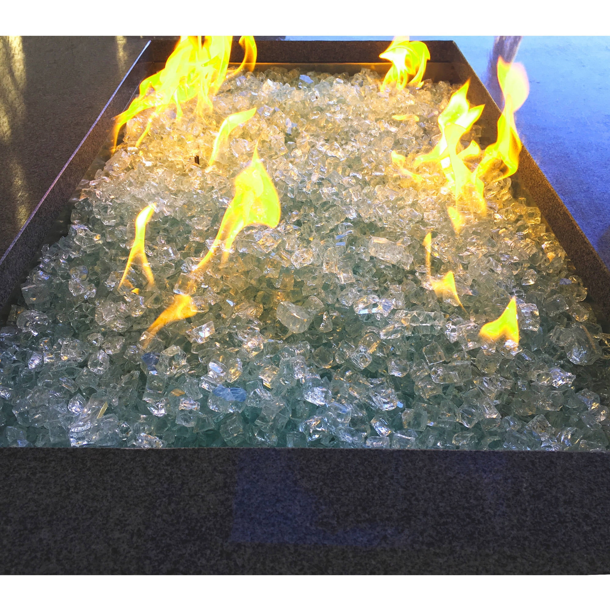 Element Aquamarine 1 2 Large Fire Pit Glass Walmart Com