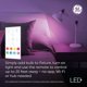 thumbnail image 3 of Bombillas LED GE LED+ que cambian de color, 9,5 W, A19 (paquete de 2), 3 of 8