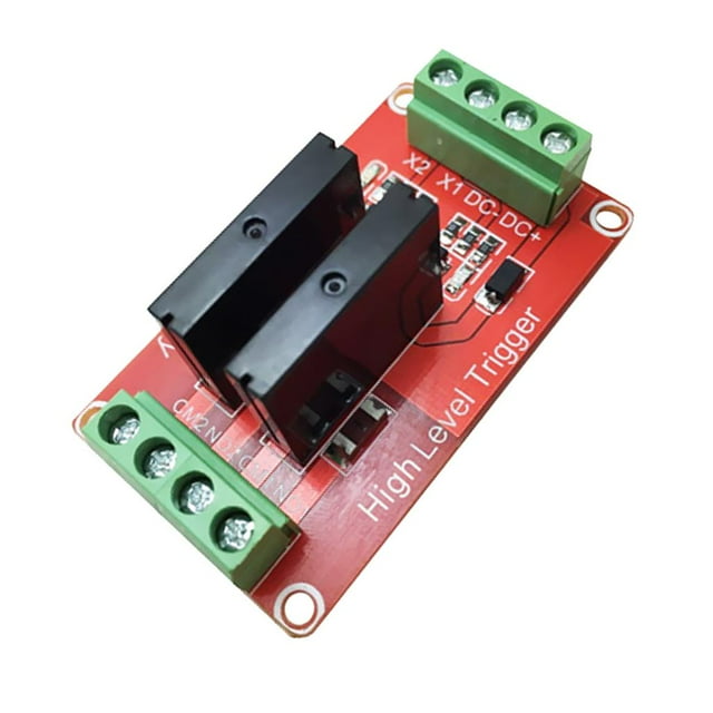 Salida de Tablero de Módulo de de Sólido Nivel 240V / 2A Fusible 1 - 8 Vías Rojo 2 canales 5V