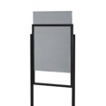 thumbnail image 5 of M&T Displays Eco Info Board Floor Standing Heavy Duty Poster Double Sided Sign Holder (Black, 18x24), 5 of 6