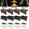 thumbnail image 3 of Outdoor Solar LED Deck Lights Garden Path Patio Pathway Stairs Step Fence Lamp, 3 of 18