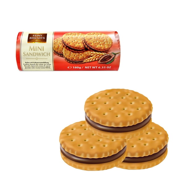 Feiny Biscuits Mini sandwich biscuits with cocoa cream filling 180g
