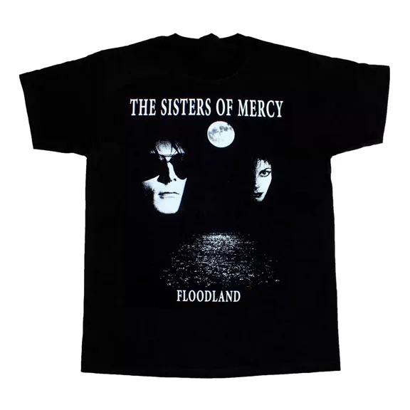 SISTERS OF MERCY FLOODLANDS Short Sleeve New Black T SHIRT MR464