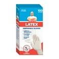 Mr. Clean Latex Disposable Gloves, 100 Ct Rubber Box