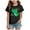 Black, variant on Gubotare Little Girls Shirts Girls' Summer Tops Fashionable Short Sleeve T Shirt Casual Daily Shirt for Kids (Black,Size 5-6 Years)