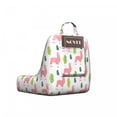 thumbnail image 2 of Llama Reading Pillow Cover, Desert Animals and Cactus on a Plain Background, Unstuffed Printed Bed Rest Case from Soft Fabric, Small, White Pink Lime Green, by Ambesonne, 2 of 4