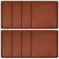 thumbnail image 2 of 8 PCS Silicone Dehydrator Trays, 14 x 14 Inches Silicone Dehydrator Sheets Compatible with Excalibur, Non-Stick Silicone Mat with Edge for Fruits Vegetables Meat, Leather Dehydrator Tray for Liquid, 2 of 6