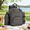 Gray-2 person, variant on Black 2 Person Insulated Picnic Backpack with Blanket and Accessories