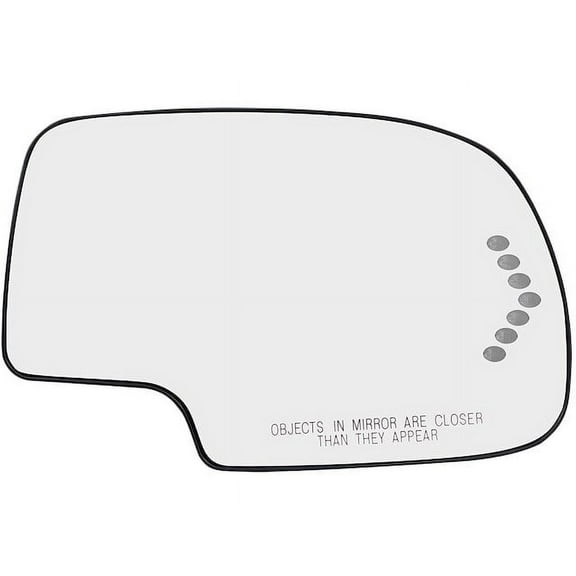 Right Mirror Glass - Compatible with 2007 GMC Sierra 2500 HD Classic