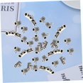 thumbnail image 2 of HUGFEGWE 80 Pcs Gold Locket Beadwork Metal CJB91-67374, 2 of 9