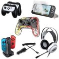 thumbnail image 3 of Open Box - Bionik Kit for Switch/Switch OLED: Grip Caps, Wired Headset, Screen Protector, 3 of 4
