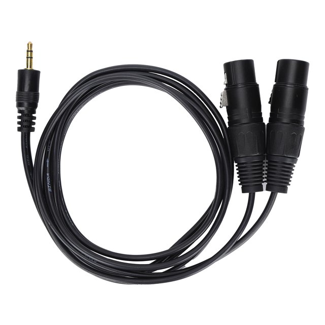 JORINDO Cable divisor XLR hembra dual a YSplitter de 3,5 mm XLR hembra a cable Jack de 1/8 de pulgada