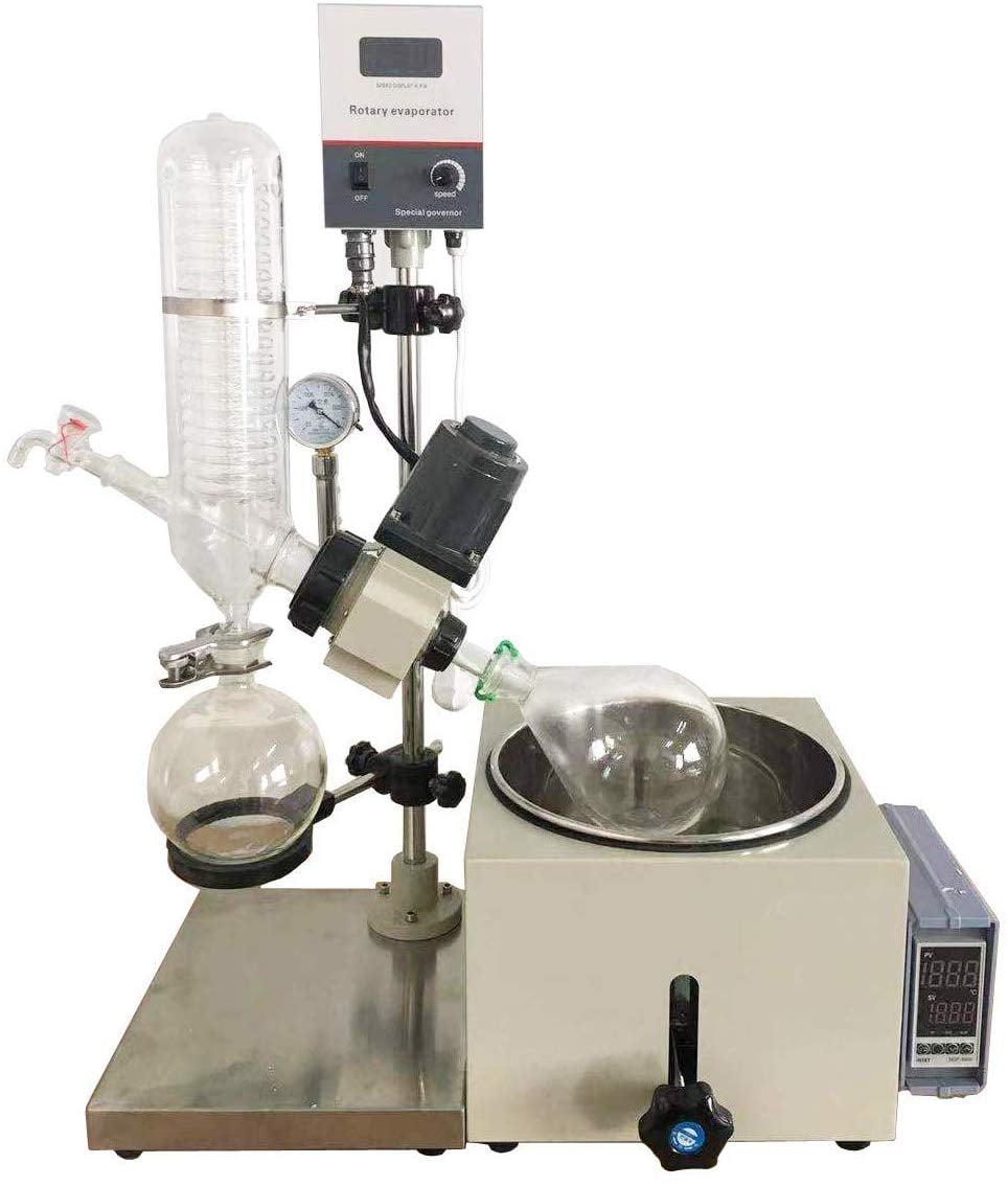 110V HNZXIB 5L Rotary Evaporator with Chiller and Vacuum Pump