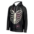 thumbnail image 2 of AJ Lee Ribcage Hoodie Long Sleeve Streetwear Men Women Hooded Sweatshirts, 2 of 4