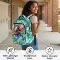 thumbnail image 4 of Chririnla Splatter Excavator Print Multi-Pocket School Bookbag with Padded Lightweight School Backpack, Durable 17 Inch Kids Backpack for Back to School Daily Commute, 4 of 8