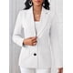 thumbnail image 1 of Saco Entallado de Mujer Elegante y Versátil Blanco Chica, 1 of 5