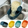 thumbnail image 1 of Neinkie Over the Sink Colander Strainer Basket - Wash Vegetables and Fruits, Drain Cooked Pasta and Dry Dishes - Extendable - New Home Kitchen Essentials, 1 of 7
