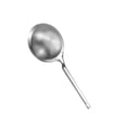 thumbnail image 3 of Cuchara ranurada de acero inoxidable para cocina, colador de cocina con agujeros grandes, cuchara resistente para freír y cocinar, espumadera para Diámetro 20cm, 3 of 8