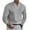 Gray, variant on Kureaily Men's V Neck Long Sleeve Shirts Casual Cotton T-Shirts Slim Fit Tee Shirts
