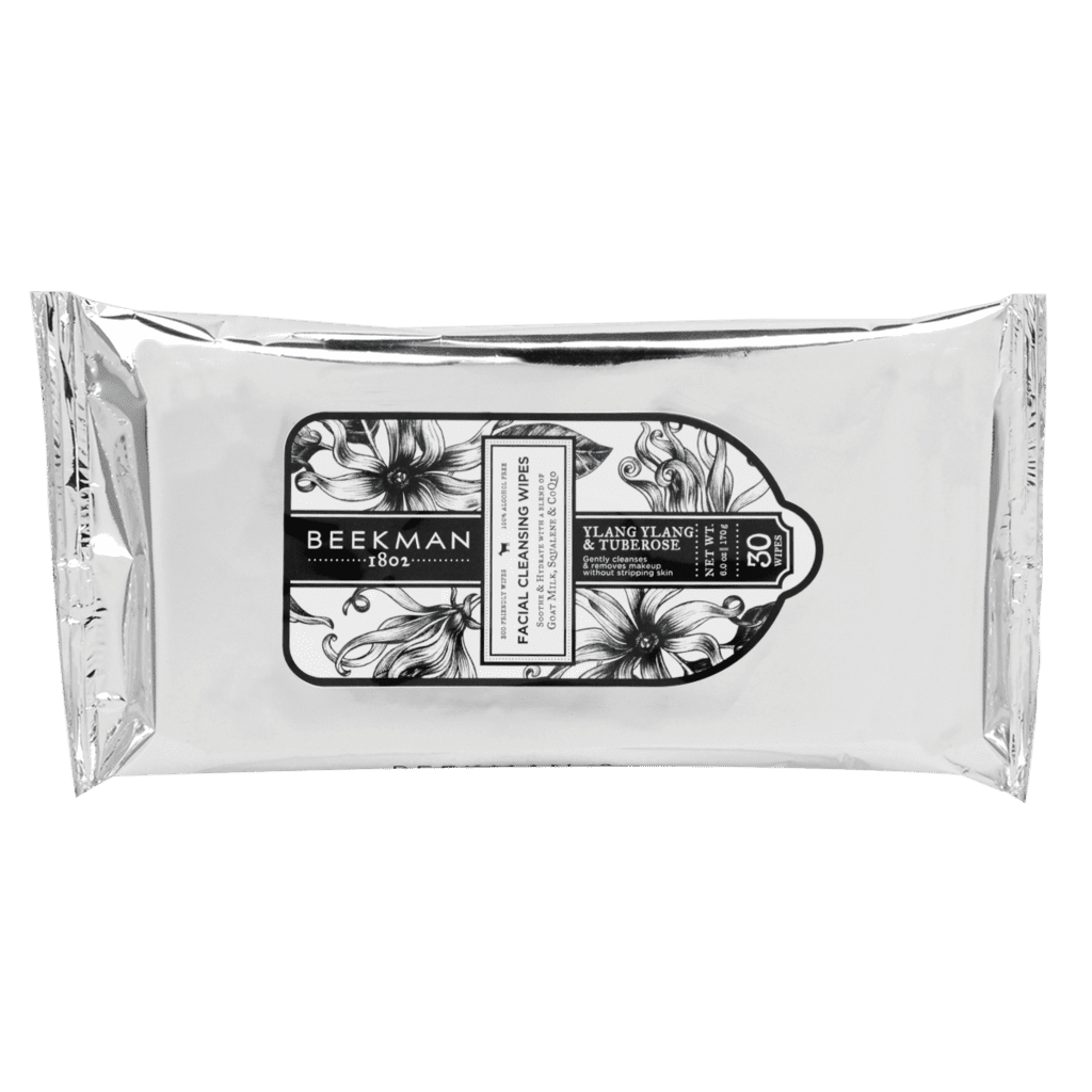 Beekman 1802 Goat Milk Ylang-Ylang and Tuberose Face Wipes