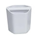 thumbnail image 5 of Knock Boxes Contenedor de basura para moler, utensilios de café Caja para golpear café, contenedor de basura para cafetería, cocina, hotel, blanco, 5 of 9