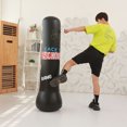 thumbnail image 2 of Columna de boxeo inflable, bolsa de arena para fitness para adultos, columna de juguete para niños con vaso grueso, columna de ataque de ira, regalo, 2 of 5