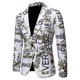 thumbnail image 1 of Chaqueta de traje casual de color sólido con personalidad de moda de otoño e invierno para hombre Fridja  BV0+5825, 1 of 5