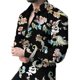 thumbnail image 1 of Camisa de hombre retro de moda, tendencia casual, camiseta con solapa para exteriores, botón de camiseta, primavera/verano 2024, nuevo artículo de moda, talla grande XS-6XL, 1 of 6