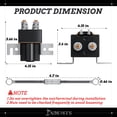 thumbnail image 3 of Solenoide para Carrito de Golf EXOEMTS 48V con Bobina de 4 Terminales para Club Car, 3 of 9