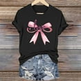 thumbnail image 2 of JSKUMAR Women's Valentines T-Shirt Cute Love Heart Graphic Tees Casual Short Sleeve Crew Neck Pullover Trendy Tops (Black-7,L), 2 of 6