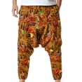 thumbnail image 3 of Pantalones bombachos de cintura media con estampado de encaje a la moda para hombre, pantalones casuales de longitud completa, pantalones de entrepierna para hombre, 3 of 8