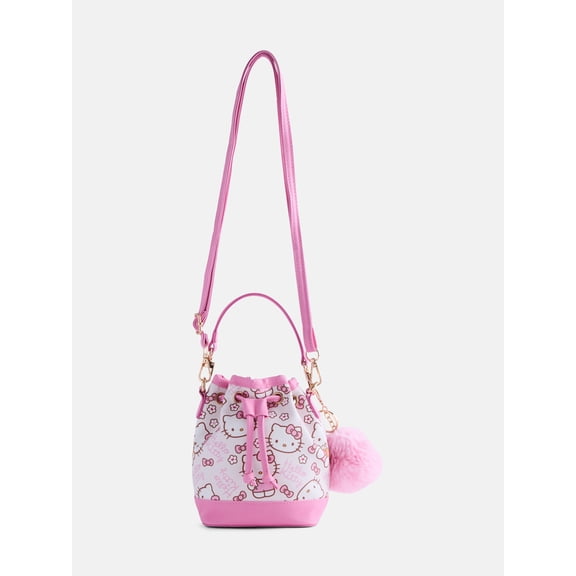 Hello Kitty Girls Drawstring Bag, Pink
