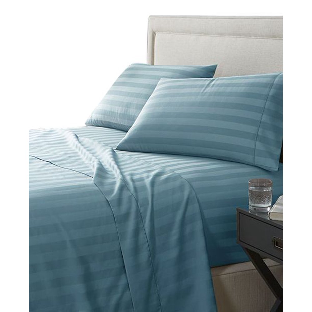 1800 Series Brushed Microfiber 4pc Attached Waterbed Sheet Queen Size ( With Pole Inserts