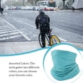 thumbnail image 3 of Eigraketly Braga para el cuello Seda de hielo Colores surtidos Bucles para las orejas unisex Protección solar Accesorios prácticos para ciclismo Ciclismo Azur, 3 of 6