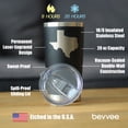 thumbnail image 4 of Bevvee Insulated Travel Tumbler 20 oz State Of Texas Texas Enthusiast Gifts Tumblers, 4 of 4