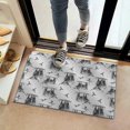 thumbnail image 2 of Gray Highland Cow Hummingbird Pattern Door Rugs,Washable Non Slip Door Mats Indoor,Decorative Door Mats,Entry Mat Indoor for Entrance,Bedroom,Kitchen,Bathroom,16"x24", 2 of 6