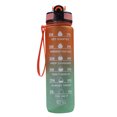 thumbnail image 3 of Tazas Fitness 1000 Ml A Prueba Fugas Con Escala Tiempo para Acampar Corriendo ( ) Naranja Verde, 3 of 9