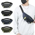 thumbnail image 1 of Bolso Bandolera De Nailon Bolso bandolera impermeable para hombre, multifuncional, para deportes al aire libre, bandolera, color negro (1 unidad) JASKFLY, 1 of 8