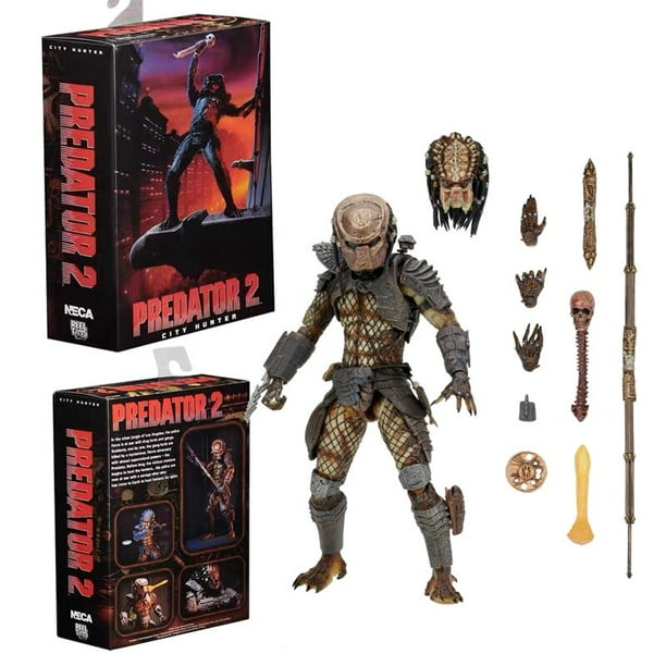 NECA Predator 2 City Hunter Predator Model City Hunter Predator Action Figure Model Toy Doll Christmas Gifts heqiyong LED