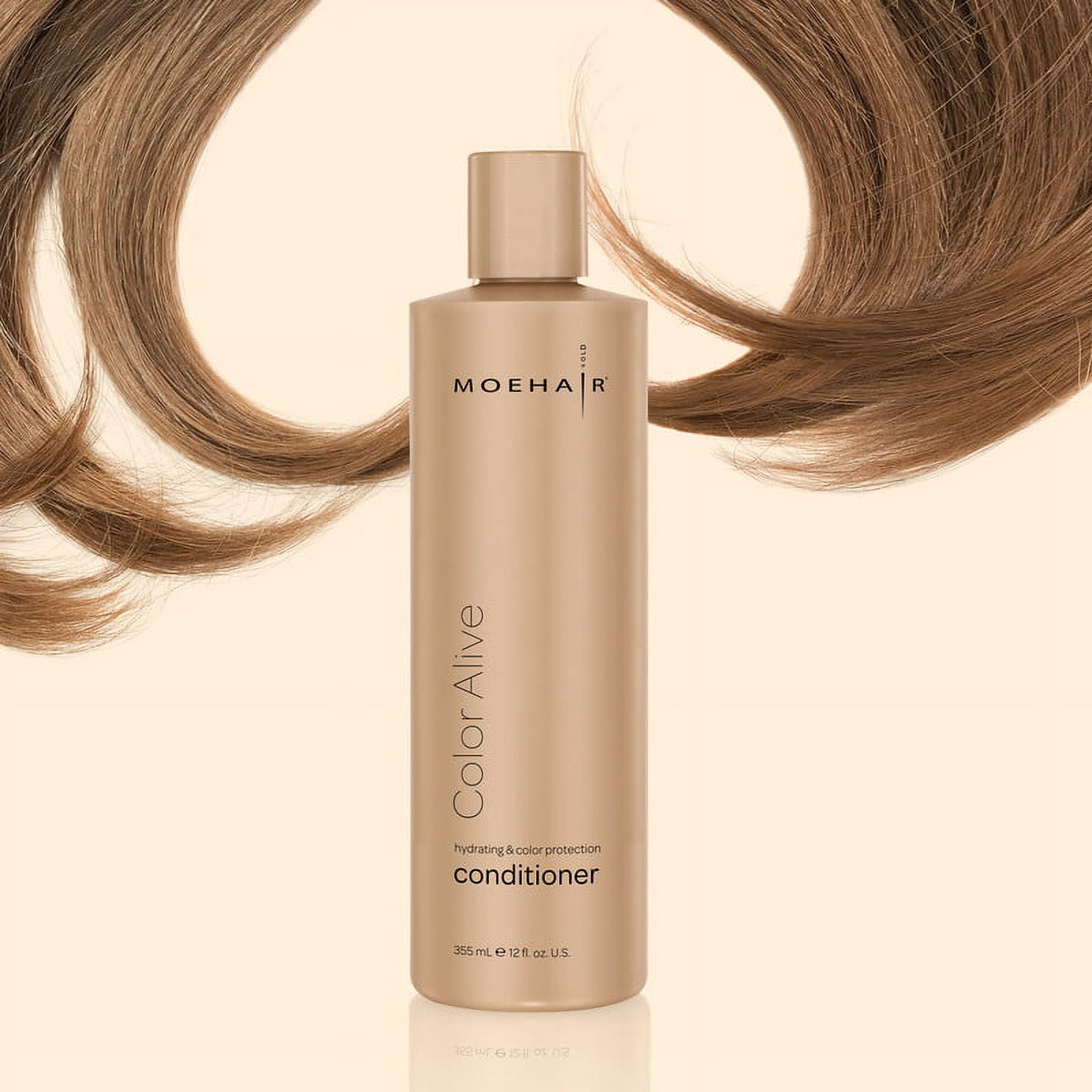 Moehair TRIO of Color alive shampoo 12 Fl Oz and conditioner 12 Fl Oz and Leave-in conditioner 3.4 Fl