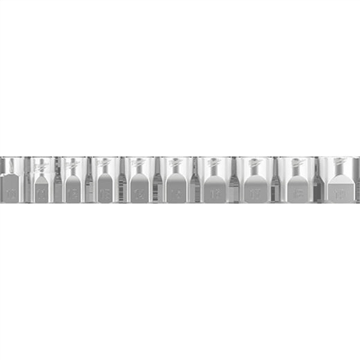 Milwaukee Tool 10pc 3/8" Metric Sockets with FOUR FLAT Sides
